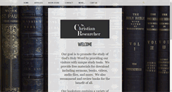 Desktop Screenshot of christianresearcher.com